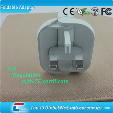 Foldable usb wall charger with EU/UK/US plug for mobile phones